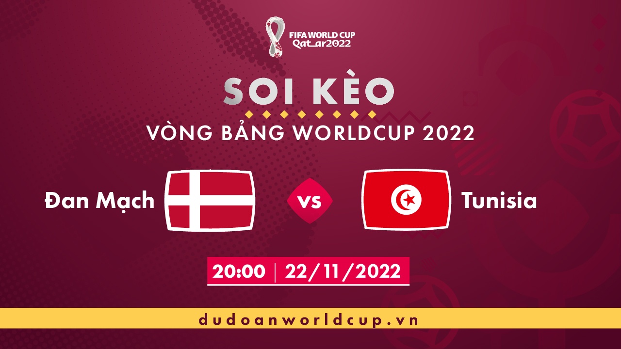 Soi kèo Đan Mạch vs Tunisia, 20h ngày 22/11/2022 - dự đoán WC