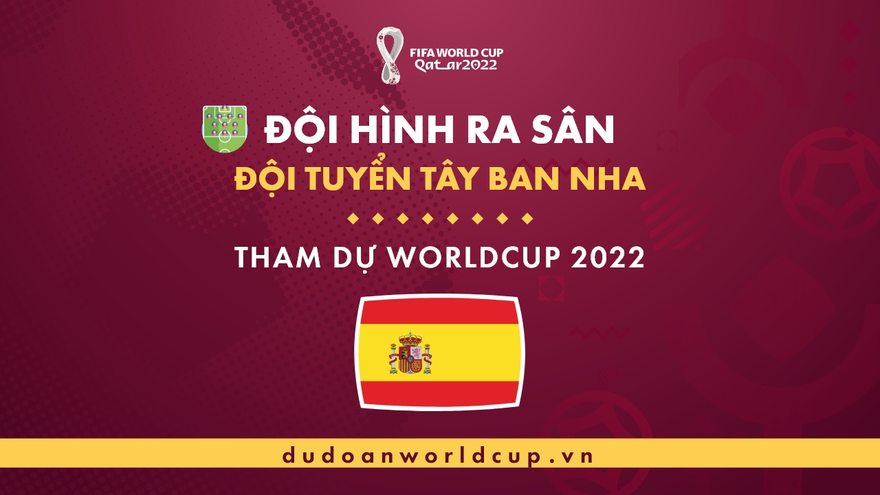 Đội hình World Cup Tây Ban Nha 2022 mới nhất