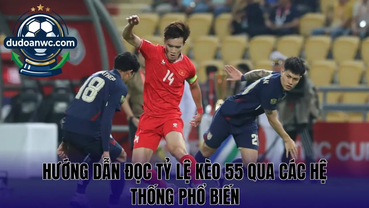 Hướng dẫn đọc tỷ lệ kèo 55 qua các hệ thống phổ biến