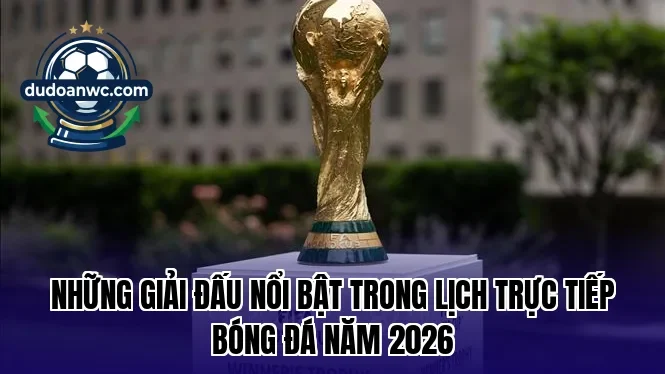 Những giải đấu nổi bật trong lịch trực tiếp bóng đá năm 2026