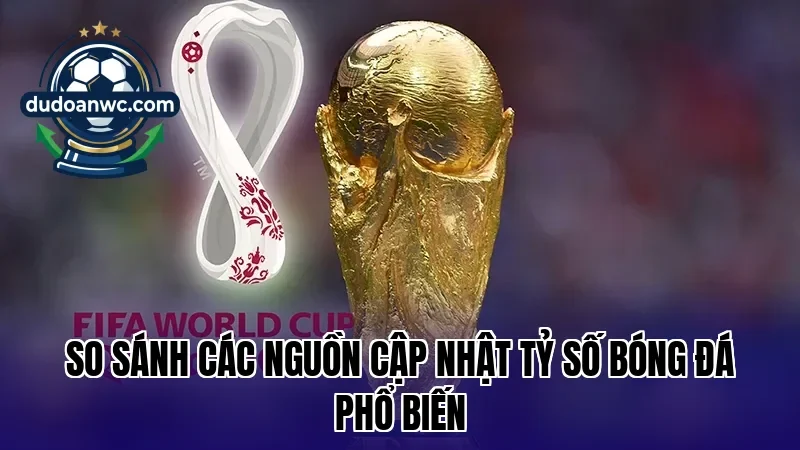 So sánh các nguồn cập nhật tỷ số bóng đá phổ biến