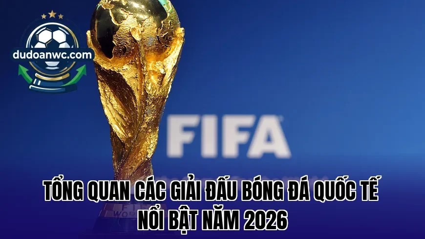 Tổng quan các giải đấu bóng đá quốc tế nổi bật năm 2026